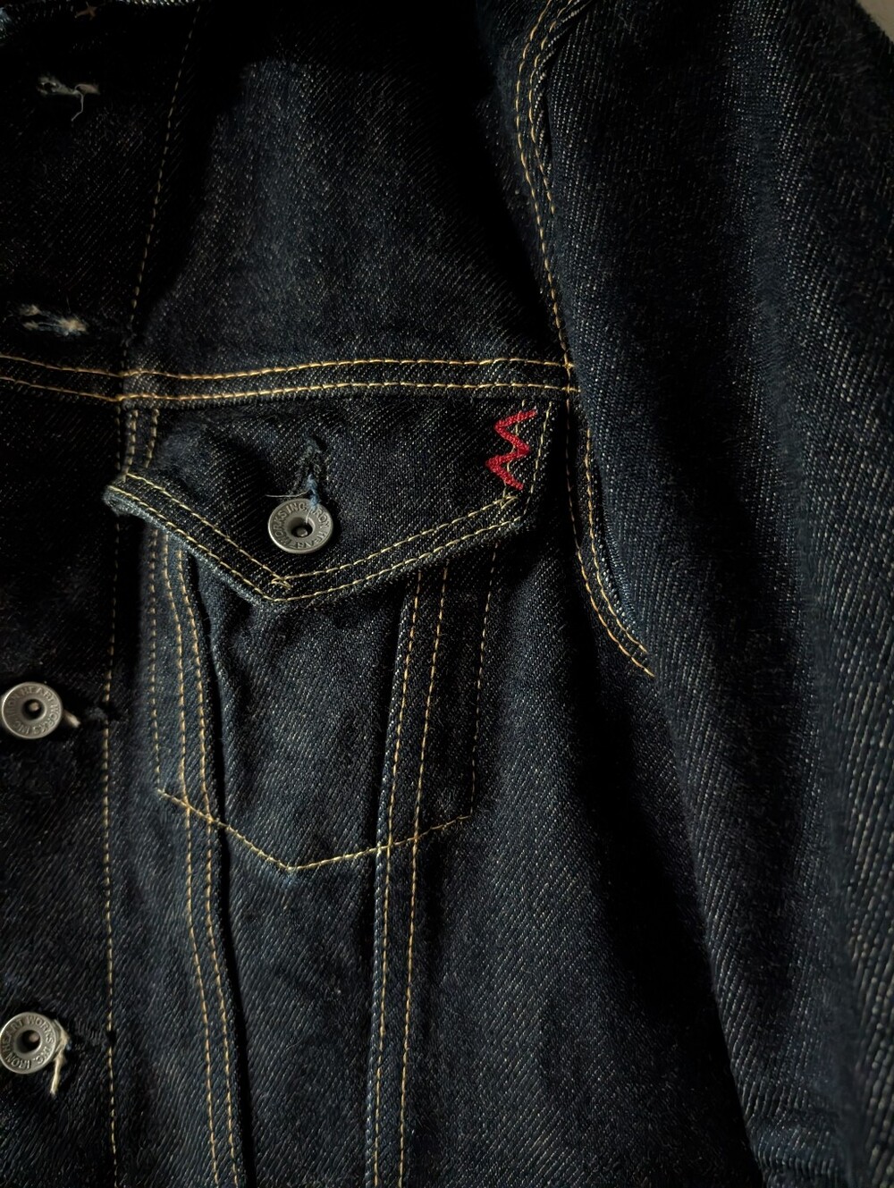 Iron Heart 21oz Denim Jacket Japanese Work wear Denim - Picture 2 of 5